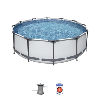 Bestway 56260 BW Каркасный бассейн Steel Pro Max 366х100см, 9150л, фил.-насос 2006л/ч