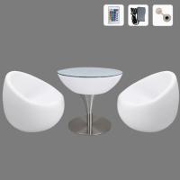 Комплект светящейся мебели Стол+2 стула V7