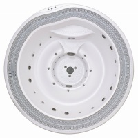 Переливной круглый спа бассейн USSPA Polo