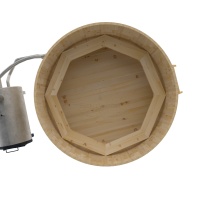 Фурако из кедра D=2.1 с наружной печкой.