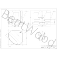 Купель угловая из дуба 1,03х1,03