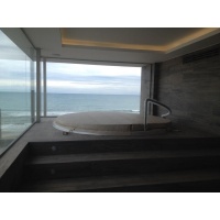 Переливной круглый спа бассейн USSPA Polo