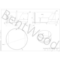 Купель круглая из кедра d=1,80