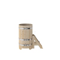 Купель овальная из кедра 1,02х1,68