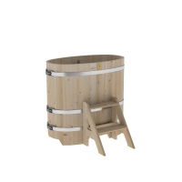 Купель овальная из кедра 0,95х1,60