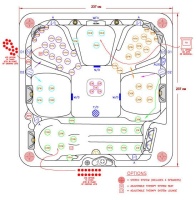 Спа бассейн Cal Spas Atlantic
