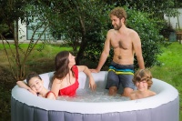 MSpa LR062U-GR СПА-бассейн 204х70см "Pebble" 930л, круглый, аэромассаж