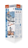 Bestway 56416 BW Каркасный бассейн Steel Pro Max 366х76см, 6473л, фил.-насос 1249л/ч