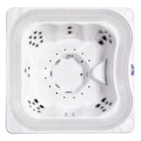 Гидромассажный спа-бассейн Allseas Spa River Flow Square (переливной)