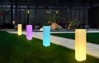 Светильник Колонна 30х45  питание от АКБ, RGB