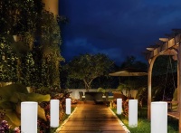 Светильник Цилиндр 30х180 питание от  220, RGB