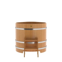 Купель угловая из лиственницы 1,03х1,03