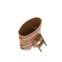 Купель овальная из дуба 0,69х1,31