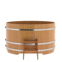 Купель круглая из лиственницы d=1,80