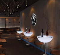 Комплект светящейся мебели Стол+2 стула V5