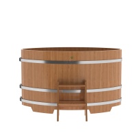 Купель овальная из кедра 1,08х1,75