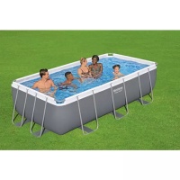 Bestway 56442 BW Каркасный бассейн Power Steel 404х201х100см, 6478л, песч.фил.-нас. 2006л/ч, лестница, попл.-дозатор