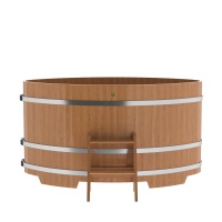 Купель овальная из дуба 1,15х1,83