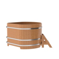 Купель угловая из кедра 1,37х1,37