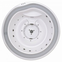 Переливной круглый спа бассейн USSPA Polo