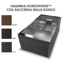 Плавательный спа бассейн из нержавеющей стали Wellis Kongo