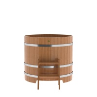 Купель угловая из дуба 1,03х1,03