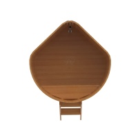 Купель угловая из лиственницы 1,37х1,37